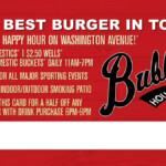 business card for bar & grill