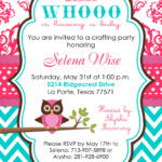 crafting party invitation